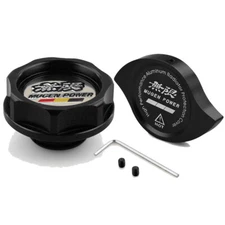 Black Racing Engine Oil Filler Cap Radiator Cap Kit Mugen For Honda Civic Acura