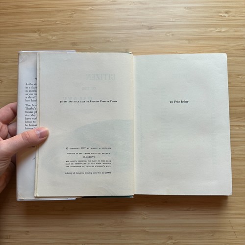 Citizen of the Galaxy Robert A Heinlein 1957 Hardcover Scribner's Library SF - Picture 16 of 20