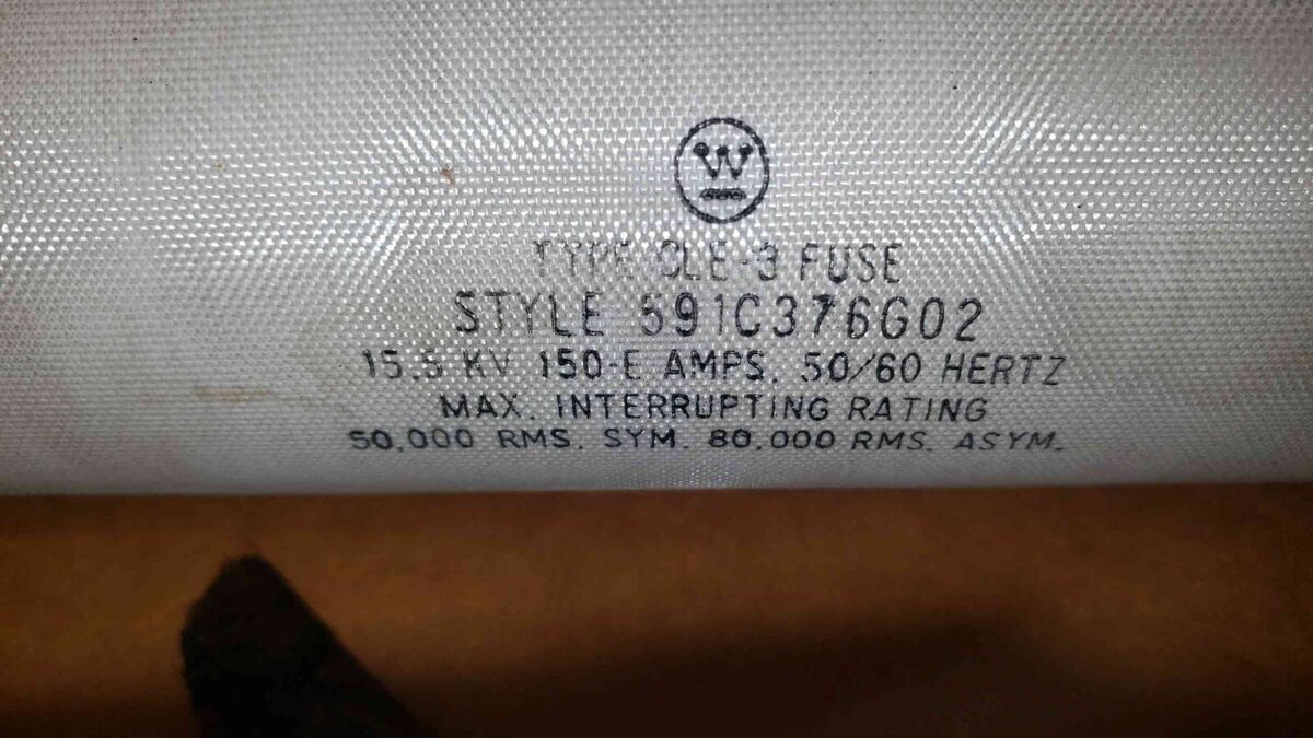 Westinghouse CLE-3 KV: 17.5 Fuse 591C378G03 (SKU: 4975AA Westinghouse CLE-3 KV: 17.5 Fuse 591C378G03 (SKU: 4975AA