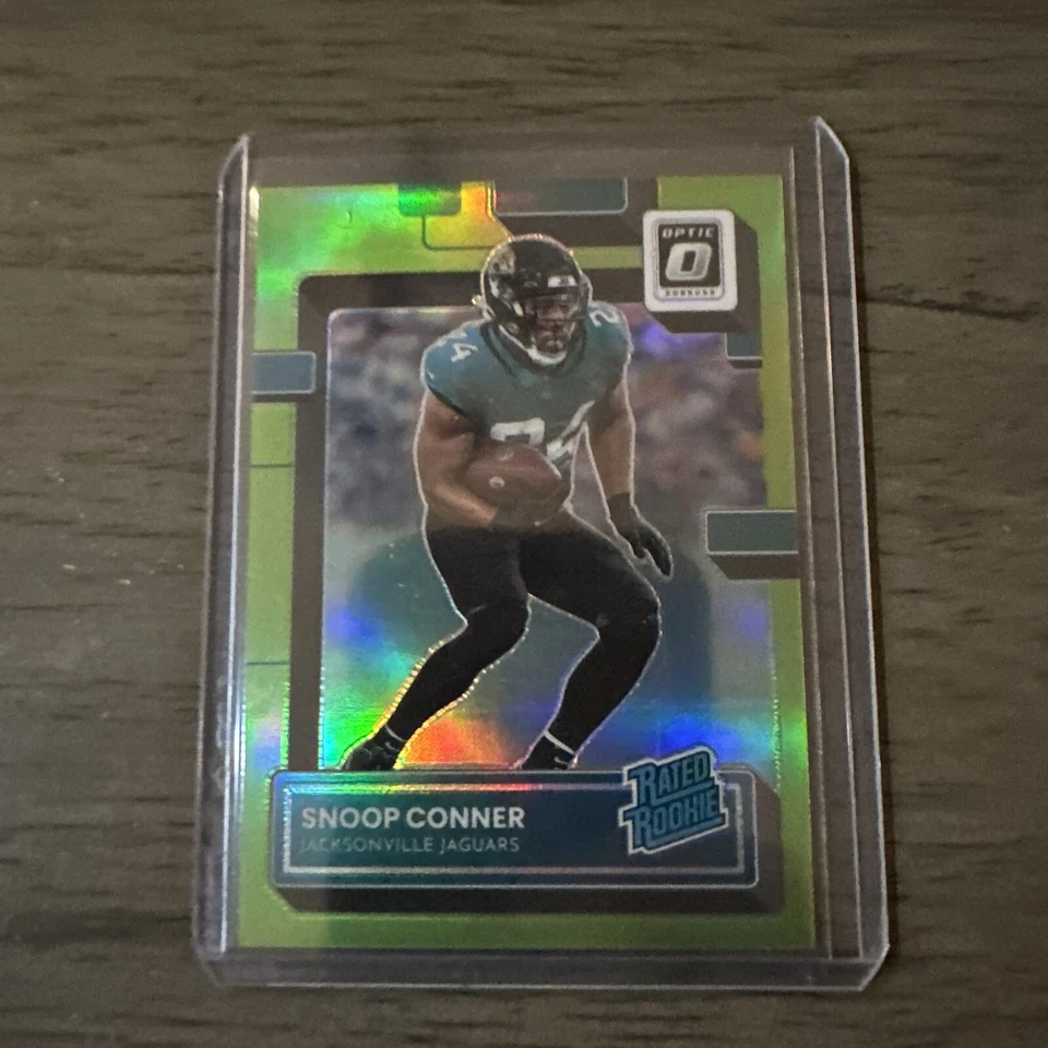 2023 Donruss Optic Snoop Conner Lime Green /35 & Select Red/Blue retail diecut - Image 2 of 4