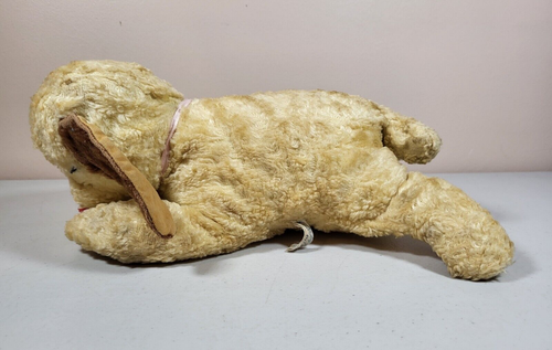 Vintage Knickerbocker Sleepy Head Puppy Dog Plush Stuffed Animal Tan Brown - 第 1/11 張圖片