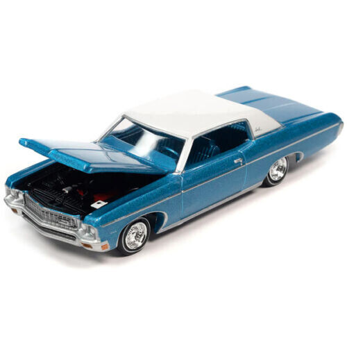 1970 Chevrolet Impala Custom Coupe Astro Blue **RR** Auto World Premium 1:64 - Afbeelding 2 van 2