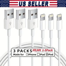 USB Data Fast Charger Cable Cord For Apple iPhone 5 6 7 8 X XR 11 12 13 Pro Max