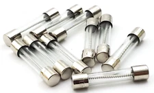 Lot of 10 Bussmann MDL2 250V 2 Amp Slow Blow 1/4" x 1-1/4" Glass Fuses