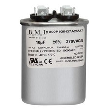 Air Conditioning HVAC Oval Fan Motor CBB65 Run Capacitor 10 MFD 370 Volts