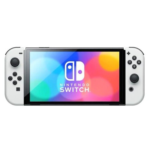 Nintendo Switch OLED Model White Console with Super Mario Bros. Wonder and 12 Mo - Picture 5 of 6