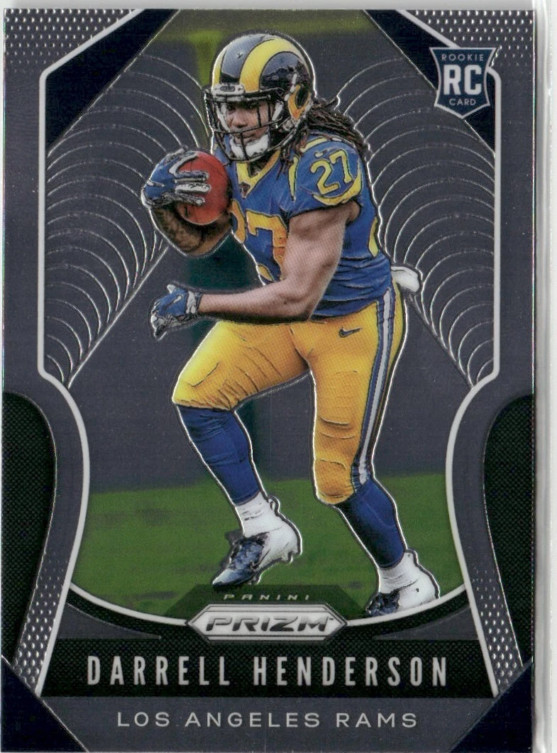 2019 Panini Prizm Darrell Henderson Rookie Los Angeles Rams #330