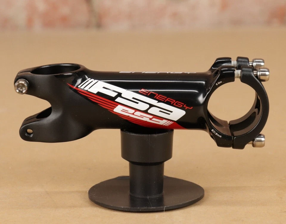 NOS FSA Energy 1-1/8 Threadless Bicycle Stem 100mm /±6º 31.8 Bars Titanium Bolts - Image 2 of 4