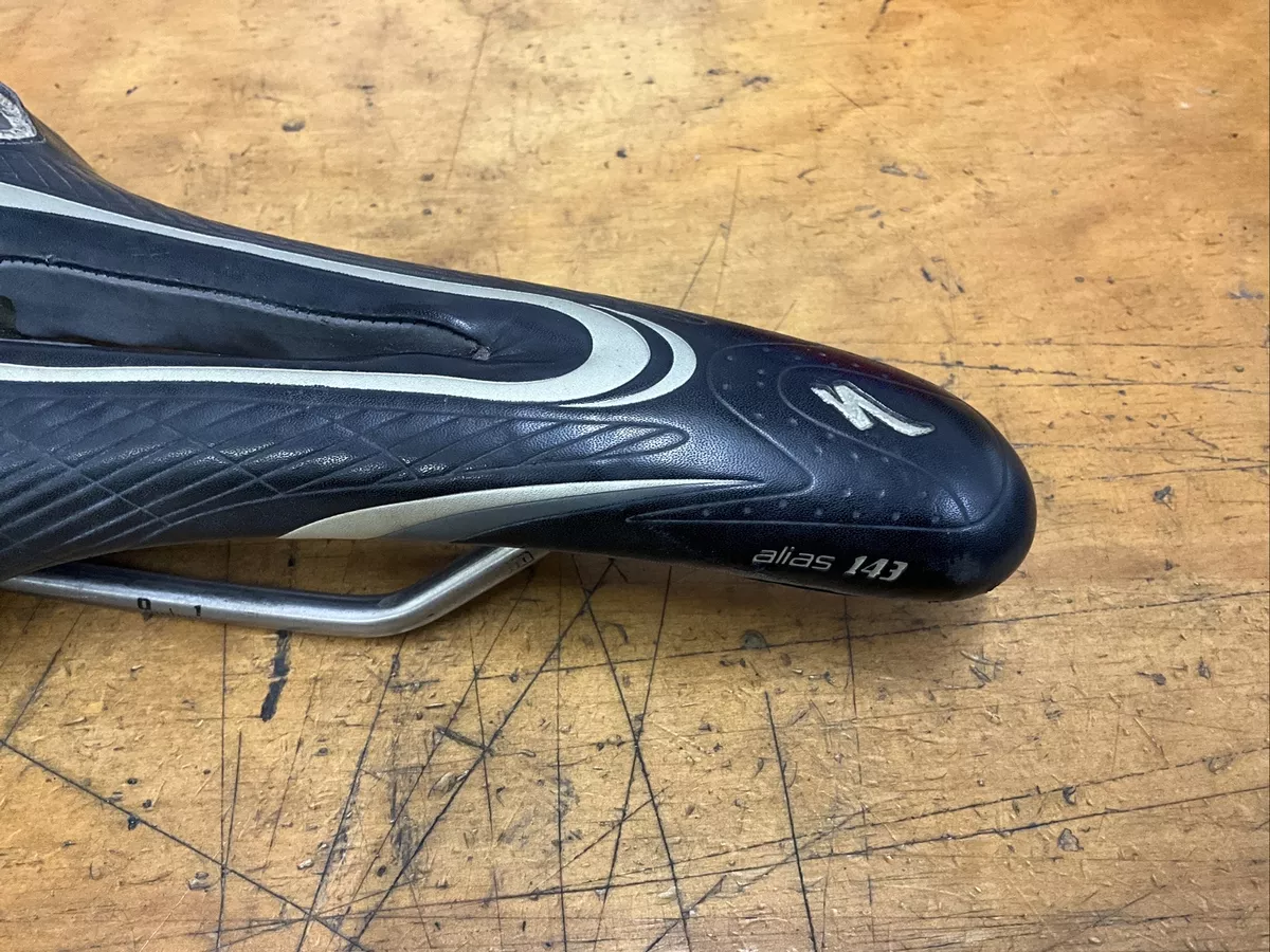 Vintage Specialized Alias 143 Ti Railed Carbon Saddle Body