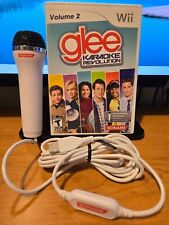 Karaoke Revolution Glee Volume 2 (Nintendo Wii, 2011) Complete With Microphone