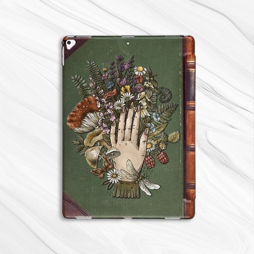 Book Of Herbal Plants Vintage Case For iPad 10.2 Air 3 4 5 Pro 9.7 11 12.9 Mini - Picture 3 of 6