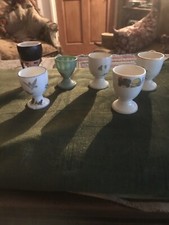 Egg cup collection For Sale - Antique, Vintage, Novelty, 6 EggCups.