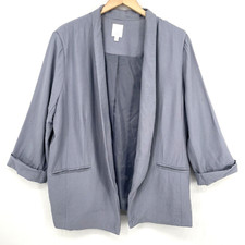 LC LAUREN CONRAD Women's Size XL Cornflower Blue Blazer Jacket Lined