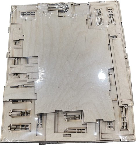 Addam's Family House Modellbausatz - 3D-Holzpuzzle für Erwachsene - Bastelset zum Selbermachen. - Bild 2 von 2