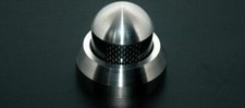 3x stainless steel Carbon Fiber Speaker Spike Stand Base Feet adjustable hifi