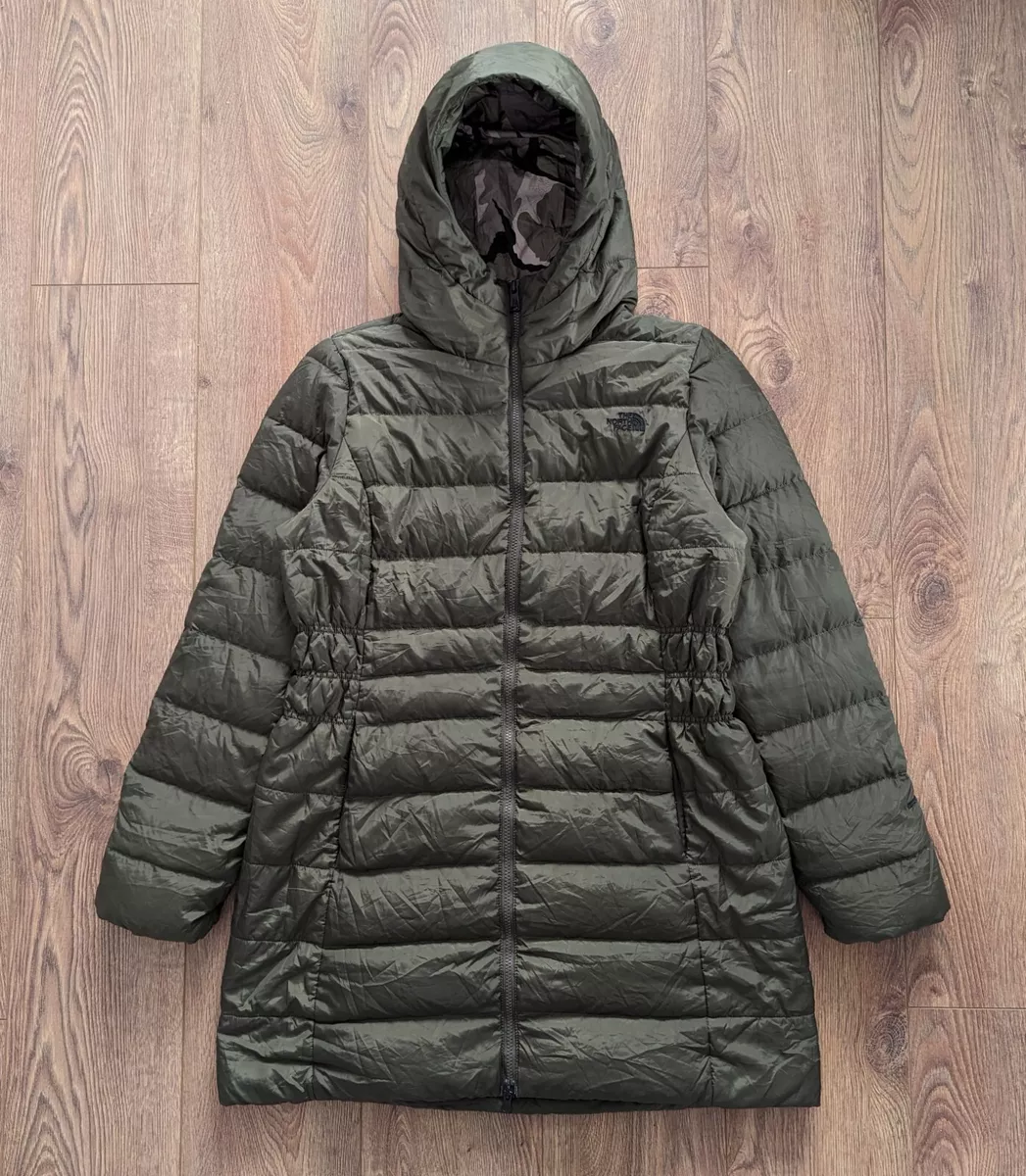 Dark green north face puffer jacket sales