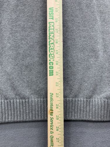 Basic Editions Pullover Sweaters Mens Size Large Gray Crew Neck 100% Cotton - Picture 7 of 13