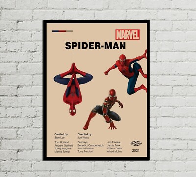 Spiderman Marvel/MCU Avengers Superhero Wall Digital Art
