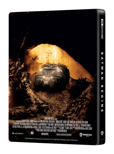 Batman Begins Steelbook 4K UHD+2D+Bonus One Click Boxset Manta Lab Express Ship - Picture 4 of 10