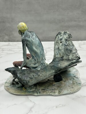 Lo Scricciolo　T.MORETTO　パイロット RARE Vintage Lo Scricciolo Pottery Toni Moretto Pilot Plane