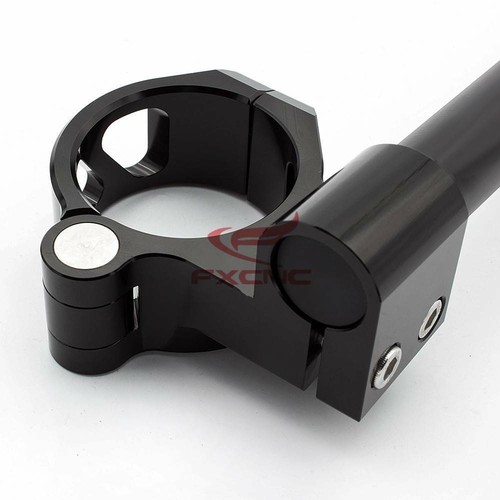 Motorcycle For Suzuki Yamaha Honda Clip On CNC Handlebar 50/51MM Fork Tube - Picture 5 of 21