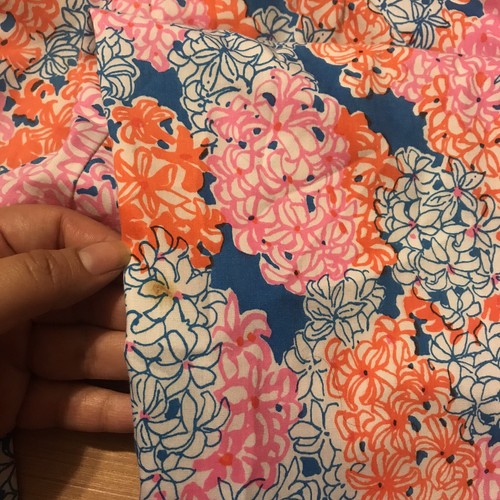 The Lilly Pulitzer Pink Blue Multi-Color Floral VINTAGE Pants Size 2 4 - Picture 6 of 6