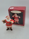 Hallmark Keepsake Refreshing Gift Coca Cola Santa Christmas Ornament 1995 Vtg
