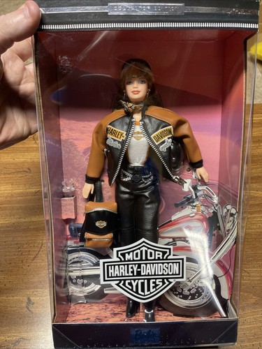 Harley Davidson Motorcycles Barbie #25637 Blonde Hair 4th In A Series