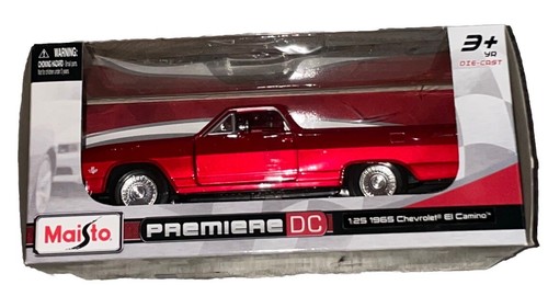 Maisto Premiere DC Red 1965 Chevrolet El Camino Factory Fiery Red