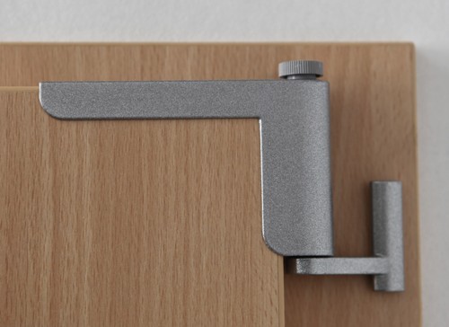 CLIP CLOSE V3 - Mini Universal Türschließer in silber - Clip Close Türanlehner