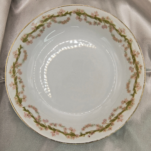 Vintage H & Co Selb Bavaria Fruit Dessert Bowl 5 1/4" Pink Floral Garland HC176 - Picture 2 of 24