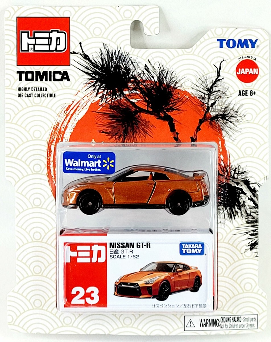 タカラトミー Nissan GT-R ミニカー 1/62 TAKARA TOMY TOMICA 1:62 NISSAN GT-R DieCast car #23 Factory