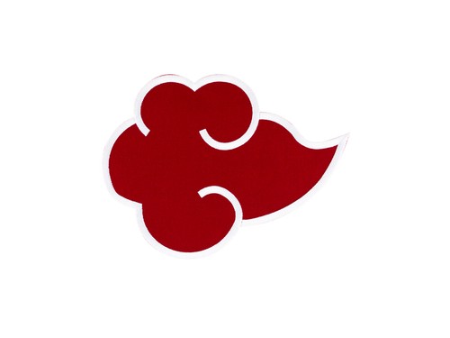 Large Akatsuki Clouds Naruto - Various Styles - Embroidered Iron On Patch - 第 4/7 張圖片