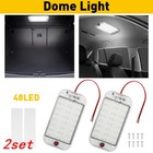 New Listing12V Led Rv Ceiling Dome Light 48Led Interior for Lighting Camper Trailer Rv 2set