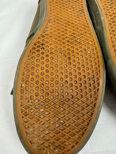 ZAPATOS VANS OFF THE WALL MUJER LONA VERDE CON CORDONES 500714 TALLA 9 - Imagen 7 de 14