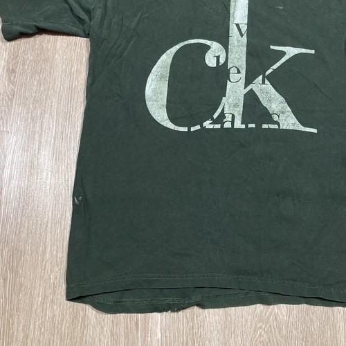 Calvin Klein Shirt XL 90s 00s Y2k Distressed Grunge Punk Skater Skate Tee - Picture 4 of 11