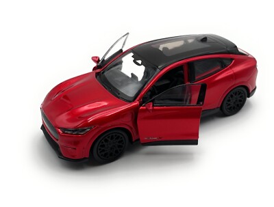 Modellauto Ford Mach E GT 1:34-39 Rot Miniatur Fahrzeug