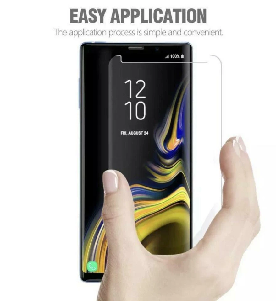 2 件三星 Galaxy Note 8 & Note 9 外壳友好钢化玻璃屏幕保护膜 — 第 4/4 张图片