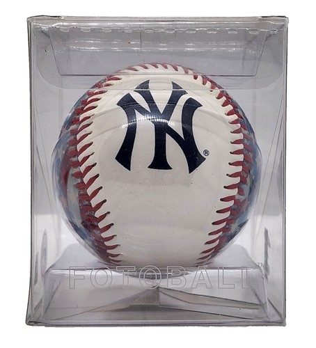 New York Yankees Navy Blue With Silver Logo Fotoball Souvenir