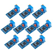 10Pcs NE555 Pulse Signal Generator Module Frequency Adjustable 5-12V