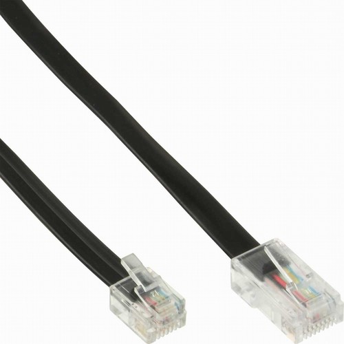 Modularanschlusskabel 15m Modularkabel Telefonkabel Fax Western Kabel RJ11 RJ45 - 第 1/4 張圖片