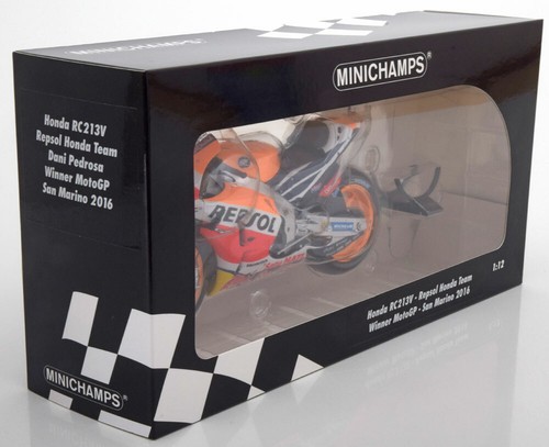 HONDA RC213V #26 GANA MOTO GP SAN MARINO 2016 REPSOL MINICHAMPS 122161126 1/12 - Imagen 3 de 3