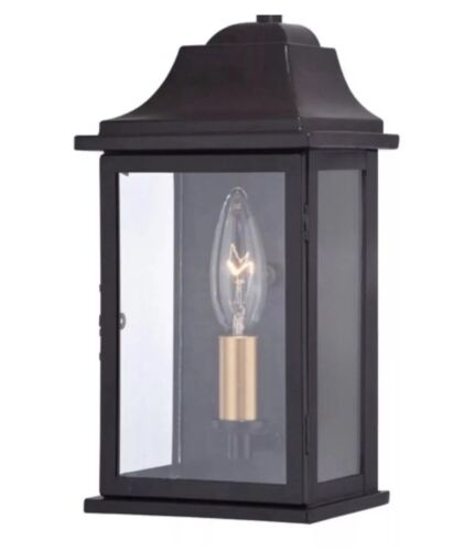 Vaxcel T0564 Bristol 1 Light 11 inch Oil Burnished Bronze and Light Gold Outdoor - Picture 2 of 5
