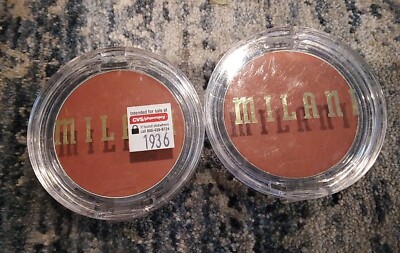 2 PACK Milani Cheek Kiss Cream Blush, Nude Kiss 110 - 0.37 fl oz 