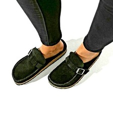 BIRKENSTOCK Buckley NARROW Clogs Mules Moccasin Slide Leather shoes CHOOSE Size 