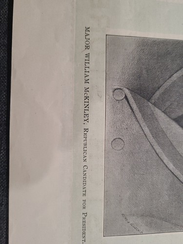 The Mirror 1896 Major William Mckinley - Picture 3 of 7