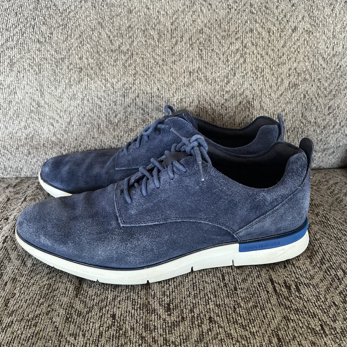 Cole Haan Grand Horizon II Blue Shoes Suede Oxford C26362 