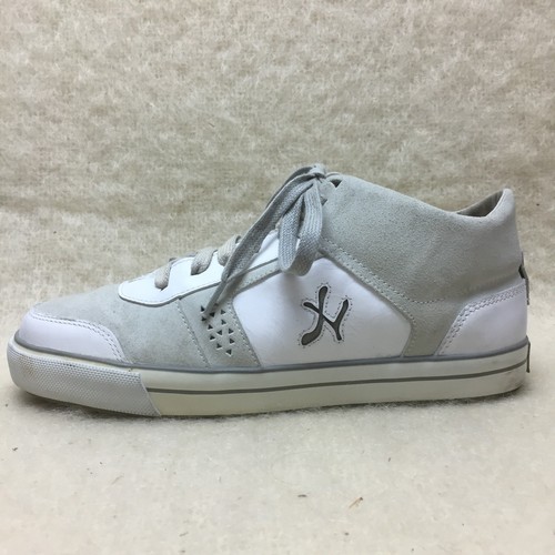 Jhung Yuro Old School sneakers mens US Size 9.5 platinum/white Leather Shoes - Picture 12 of 12