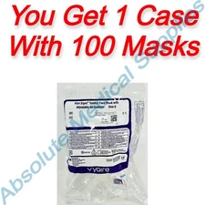 *100-Piece* Vyaire Medical Vital Signs Pediatric Toddler Size-3 Face Mask 5231EU