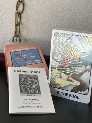 KARMA TAROT - OOP - Rare - 78 Cards 3 3/4” X 5 1/2”- US Games Systems @1983 VTG - Picture 4 of 12